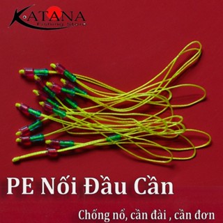 Sét 5 Dây PE Nối Đầu Cần Câu Đơn, Câu Đài Chống Nổ Trục Cao Cấp