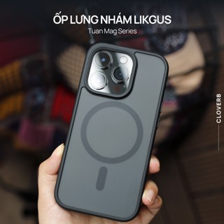 Ốp Lưng Nhám Likgus Tuan Mag, Ốp Chống Sốc Hỗ Trợ Sạc Không Dây Từ Tình Dùng Cho 13/14/15/16 Series