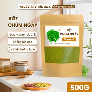 Bột chùm ngây sấy lạnh nguyên chất 500g - Lãn Ông