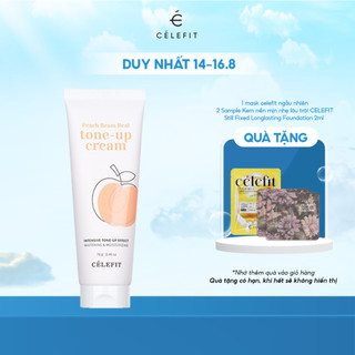 [Tặng 1 phấn mắt Celefit cho đơn 150K] Kem dưỡng trắng da Celefit Peach Beam Real CÉLEFIT Tone Up Cream 30g