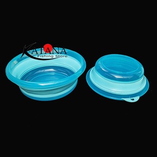 Bát trộn mồi câu, Thau, Chậu trộn mồi câu cá Silicon có thể gấp gọn
