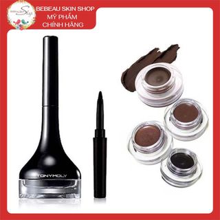 Gel Kẻ Mắt Tony Moly Backstage Gel Eyeliner Màu Đen Màu Nâu, Chống Nước, Lâu Trôi, Dễ Kẻ