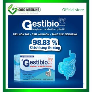 Men tiêu hóa Gestibio - Tiêu hóa tốt, Giúp ăn Ngon, Tăng sức để kháng. Hộp 20 gói, Hàng chính hãng