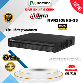 Đầu ghi hình ip 8 kênh dahua dhi-nvr2108hs-s3 chính hãng bảo hành 24 tháng