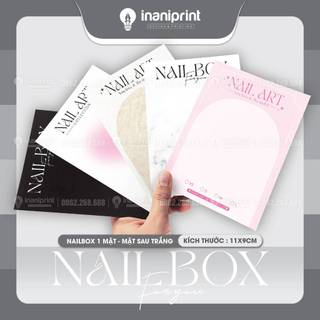 Nhiều Mẫu Bìa Giấy Nailbox - Thẻ Nail Box - 1 MẶT
