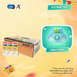 Thùng 24 hộp sữa bột pha sẵn enfagrow a+ 360° brain dha+ - hương vị vanilla -hộp 180ml