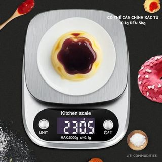 Cân điện tử nhà bếp mini 5kg/0.1g cân thực phẩm