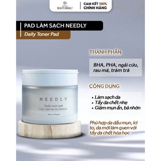Pad tẩy da chết NEEDLY DAILY TONER PAD