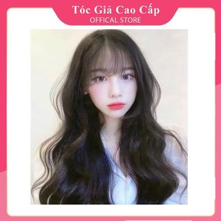 Tóc giả nguyên đầu xoăn ngắn 😍FREESHIP😍 nguyên đầu tặng kèm lưới, C0304