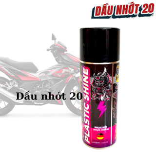 [Mẫu mới] Combo 5 Chai xịt phục hồi nhựa nhám, nhựa đen, dưỡng đen dàn nhám Sprayking Plastic Shine 400ml