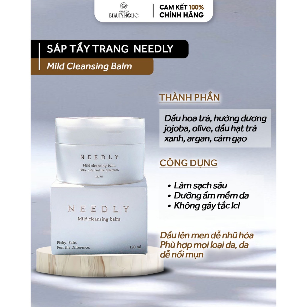 Sáp tẩy trang NEEDLY MILD CLEANSING BALM