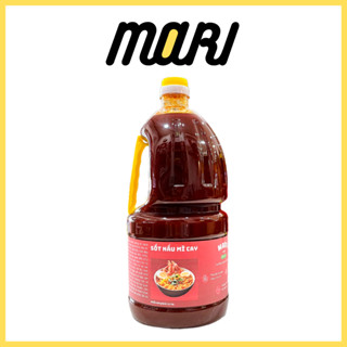 Sốt nấu mì cay cấp độ, mì ramen cay Hàn Quốc Maru chai lớn tiết kiệm 2.2kg dành cho nhà hàng, quán ăn