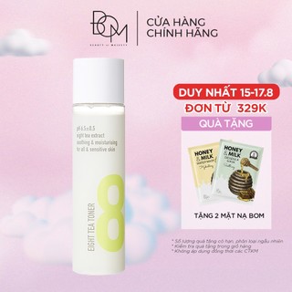 Nước Cân Bằng Dưỡng Ẩm Làm Sạch Da BOM Eight Tea 150ml