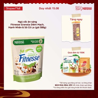 Ngũ cốc ăn sáng Fitnesse Granola Diêm Mạch, Hạnh Nhân & Sô Cô La