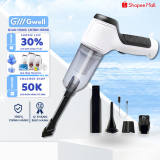 Máy Hút Bụi Cầm Tay GODWELL Bản Đặc Biệt Lực Hút Siêu Mạnh Với 8 Đầu Hút Cầm Tay Dùng Trên Ô tô
