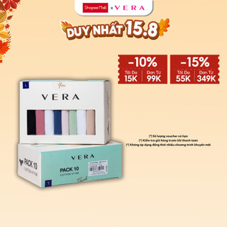 Combo 10 Quần Lót Nữ VERA Cotton - 7166 [Giao màu ngẫu nhiên]