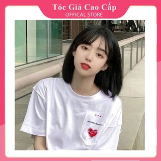Tóc giả nguyên đầu ngắn nữ đẹp ❤️FREESHIP❤️ cả đầu vic thẳng - mã d3030