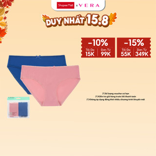 Combo 02 quần lót nữ cotton VERA 7166 [Màu ngẫu nhiên]