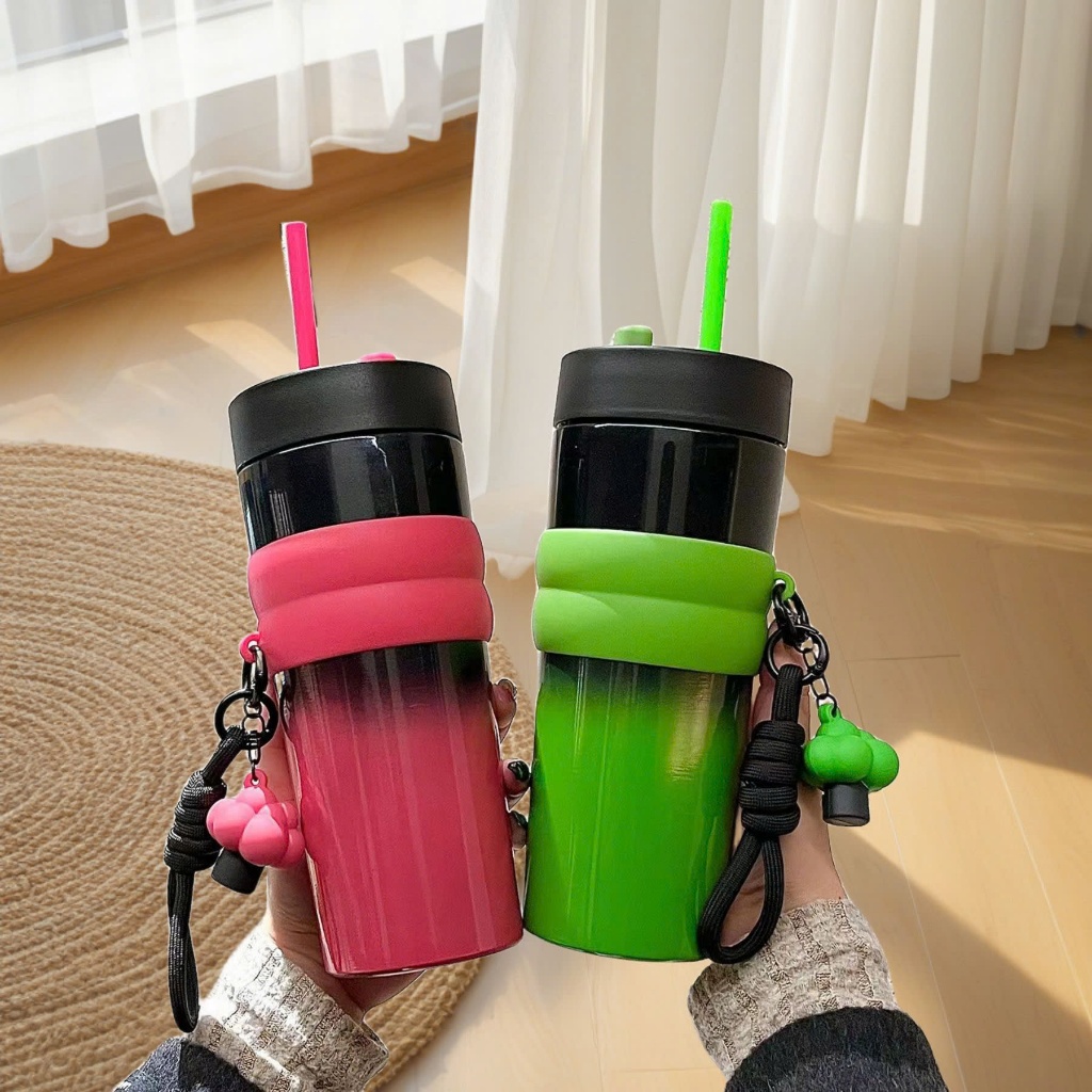 Ly giữ nhiệt Candy V2 Pinkcups cao cấp, Bình nước giữ nhiệt inox 316 có ống hút dung tích 710ML PC64 | BigBuy360 - bigbuy360.vn