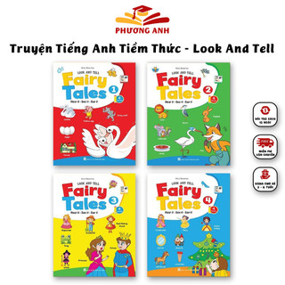 Sách - bộ truyện tranh tư duy hình ảnh tiếng anh - look and tell fairy tales