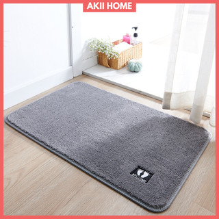 Thảm Chùi Chân Thấm Nước Chống Trượt Cao Cấp, Logo Hình Bàn Chân, Kích Thước 40x60cm T05
