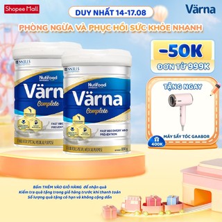 Bộ 2 Lon sữa bột Värna Complete lon 850g - Phòng ngừa & Phục hồi nhanh - Varna