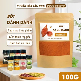 Bột dành dành nguyên chất 100g - Thuốc Bắc Lãn Ông