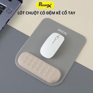 Miếng lót chuột có đệm kê tay chống mỏi làm bằng cao su non- Poermax