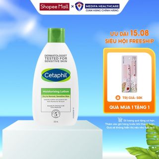 Sữa dưỡng ẩm Cetaphil Moisturizing Lotion 200mL dịu nhẹ cho da nhạy cảm