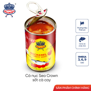 Combo 5 lon cá Nục Sea Crown sốt cà cay