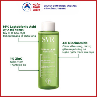 Toner SVR Sebiaclear Dành Cho Da Dầu 150ml
