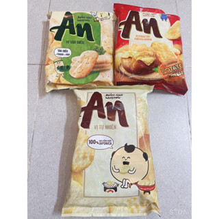 (DATE MỚI NHẤT: 11/12/2025) Bánh Gạo Nướng An Vị Tảo Biển, Vị Thường, Vị Khoai Tây Phô Mai