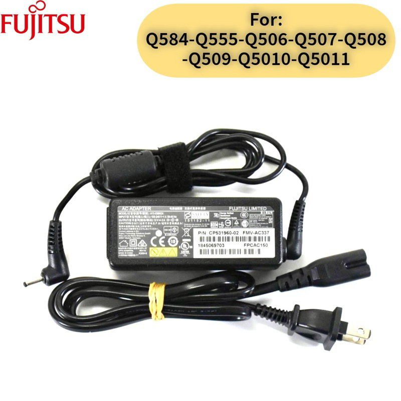 Sạc chính hãng Fujitsu cho máy tính bảng Q584, Q555, Q506, Q507, Q508, Q509, Q5010, Q5011 tuỳ chọn c