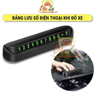 Bảng số điện thoại 4 dãy số đặt trên xe ô tô