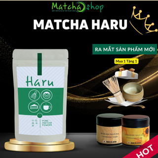Bột Matcha Haru nhập khẩu Nhật Bản chính hãng dùng trong pha chế, Làm Bánh, Đắp Mặt Nạ, Trà Đạo