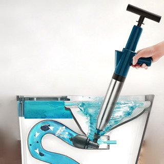  Dụng Cụ Thông Tắc Bồn Cầu,Dụng Cụ Thông Bồn Rửa Mặt Bồn Tắm Cây Thông Bồn Cầu Nén KHÍ AGT Cực Mạnh 8kg ABS Chống Gỉ 