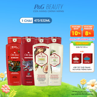 Sữa tắm Old Spice nhiều mùi hương 473ml/532ml