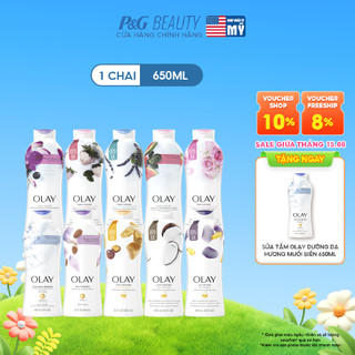 Sữa tắm Olay dưỡng da nhiều mùi hương 650ml