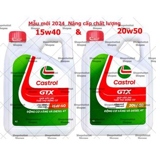 Dầu nhớt ôtô Castrol GTX 20w50 & GTX 15w40 4.000ml ( 4L ) - ( Máy xă.ng và Máy dầu) - Chính hãng – Shopnhottot