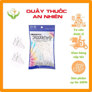 Tăm chỉ nha khoa Okamura cao cấp 90 chiếc vệ sinh kẽ răng