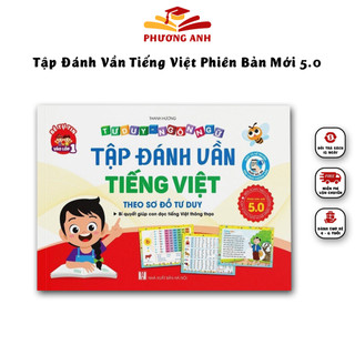 Sách - Tập đánh vần Tiếng Việt Phiên Bản Mới - Bí Quyết Giúp Con Luyện Đọc, Luyện Nói Thông Thạo Tiếng Việt 4 - 6 Tuổi