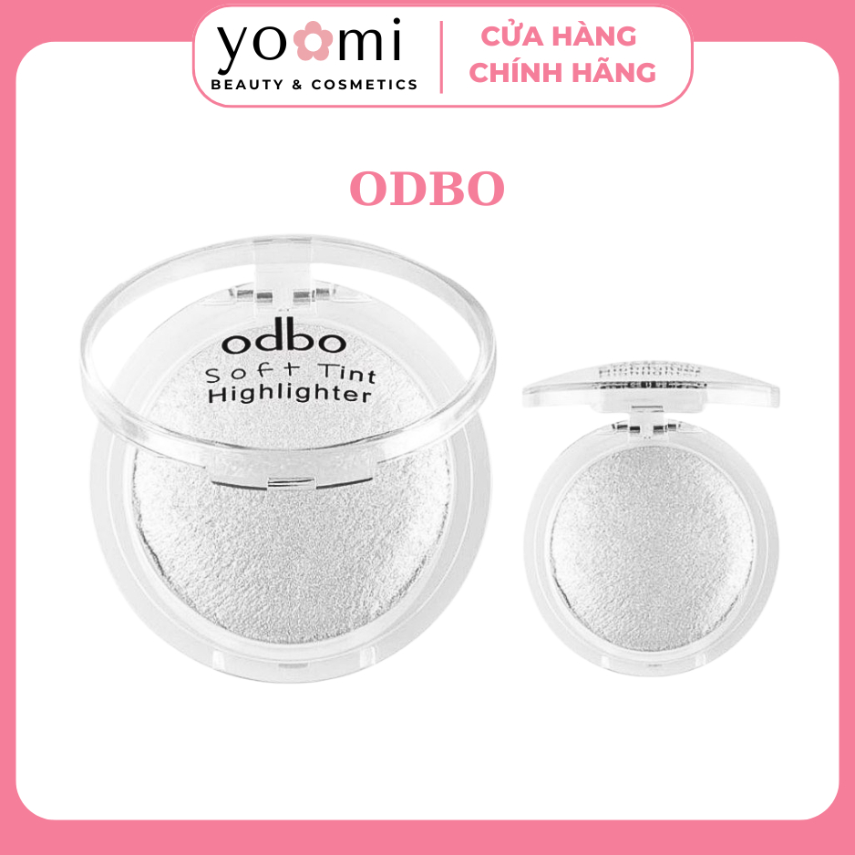 [CHÍNH HÃNG ODBO] Phấn Bắt Sáng Mini Tạo Khối Odbo OD173 Soft Tint Hightlighter Makup Tự Nhiên Nhũ S