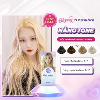 Combo Thuốc NÂNG TONE Tóc + Trợ Oxy + Túi Dụng Cụ Nhuộm | Nâng Tông Sáng, Nhuộm Tóc Chuẩn Màu Ziemlich | Chenglovehair