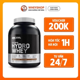 Sữa dinh dưỡng hỗ trợ tăng cơ Platinum Hydro Whey 3.5Lbs - WHEYSHOP