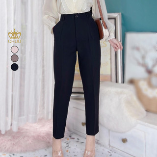 Quần tây công sở nữ lưng cao 6 size CHUU Q3087
