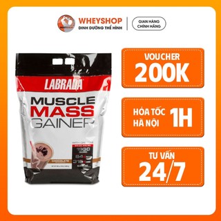 Sữa dinh dưỡng hỗ trợ phát triển cơ Labrada Muscle Mass Gainer 12Lbs (5.4kg) - WHEYSHOP VN