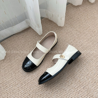 Giày Mary Jane 2133 đế cao 2cm QCCC [ Wood shoes ]