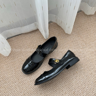 Giày Mary Jane 2133 đế cao 2cm QCCC [ Wood shoes ]