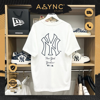 (Auth) Áo Thun New Era x MLB NY New York Yankees Letter Màu Trắng | CODE: 14179159 - Async Studio