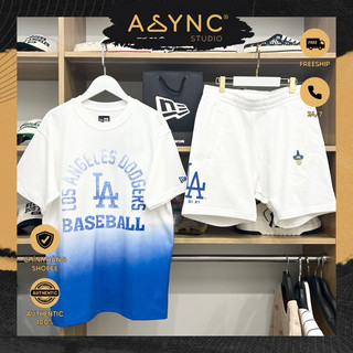 (Auth) Combo Áo Thun và Quần New Era x MLB LA All Star Baseball Màu Trắng | CODE: 14187411 - 60323569 - Async Studio
